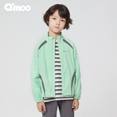 qimoo淇木春季圆领外套