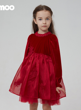 Qimoo淇木商场同款童装女童公主连衣裙QCL1LP130A