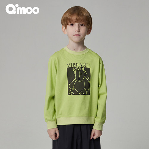 qimoo淇木秋季男童套头衫