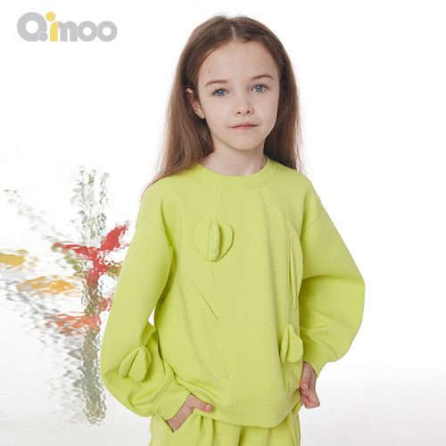 qimoo淇木春季女童套头衫