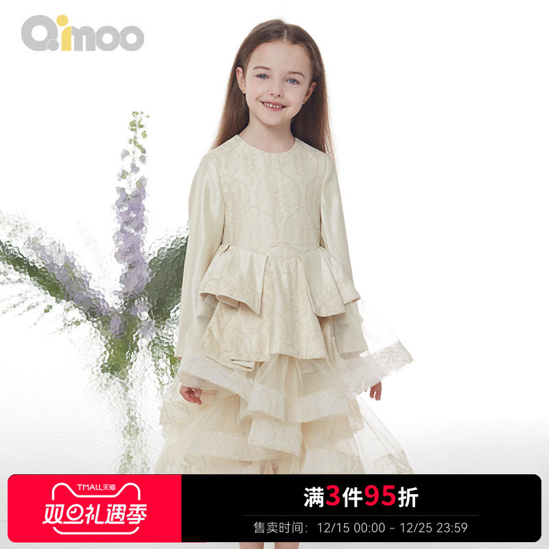 qimoo淇木女童连衣裙春季