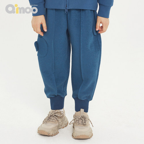 淇木Qimoo23秋季男童工装束脚裤