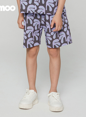 Qimoo淇木夏季新款童装男童宽松休闲短裤子QCL2KP214B