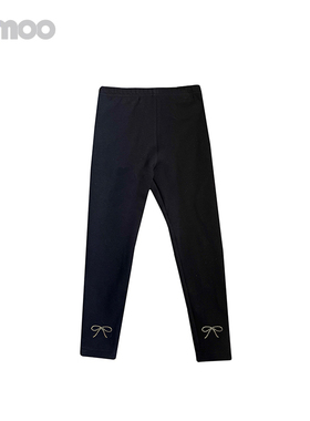 Qimoo/淇木冬季新款童装女童舒适简约休闲打底裤子QCL4KP320C