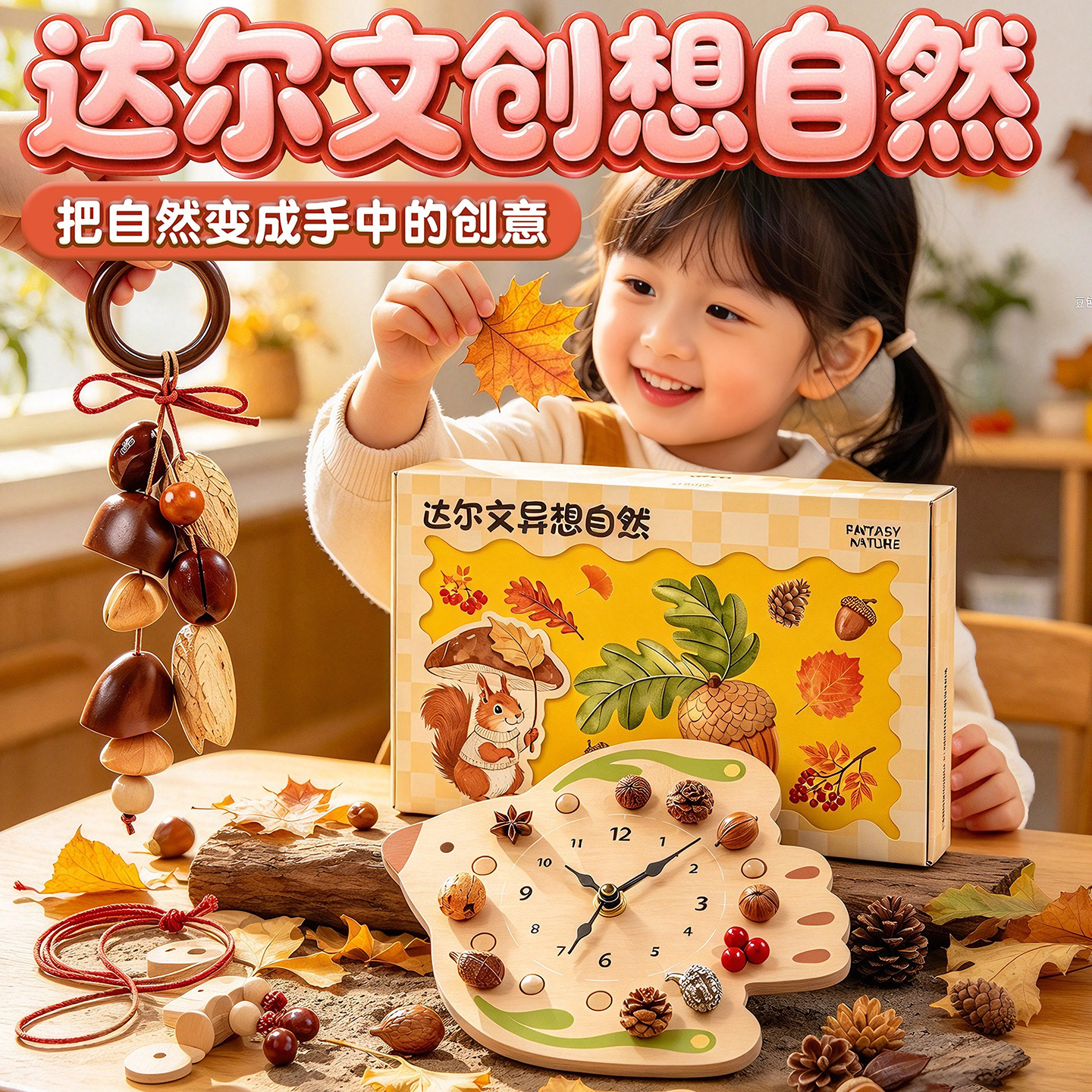 达尔文异想自然创意手工diy材料