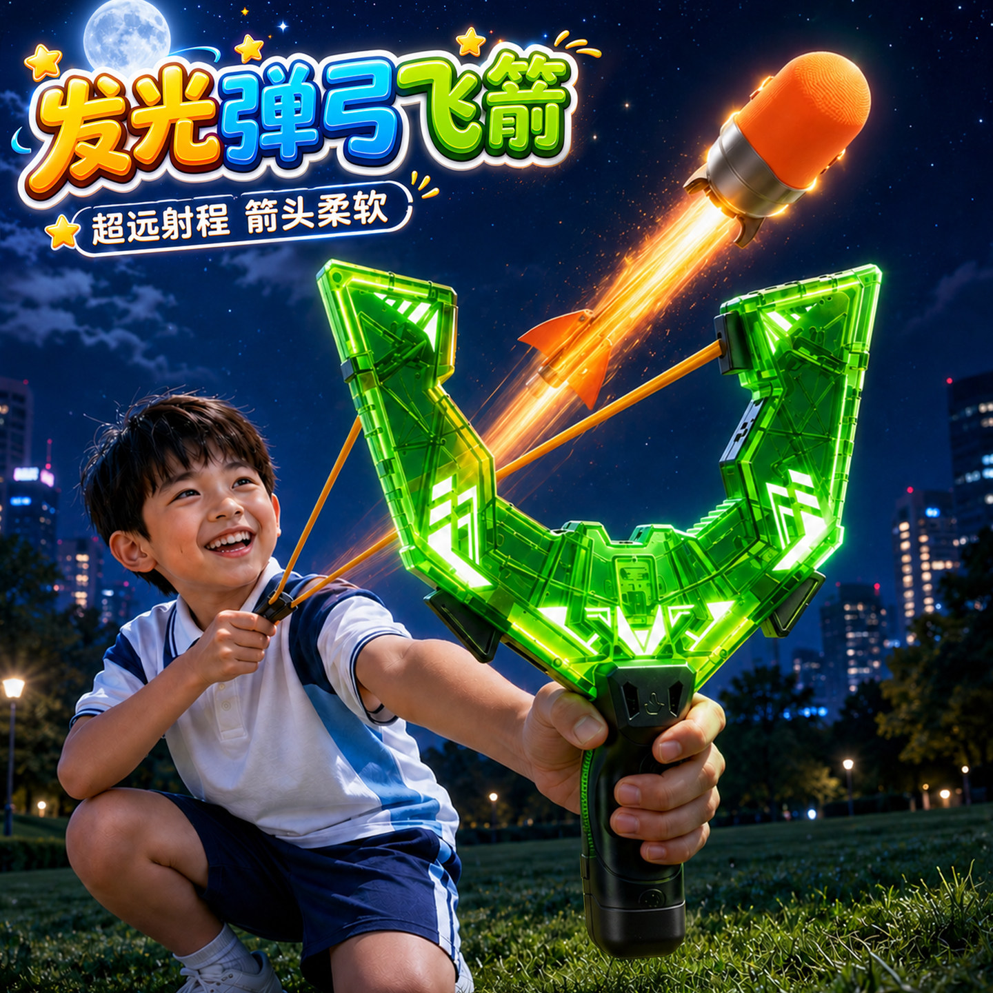 弹弓飞箭发光尖叫火箭玩具图片