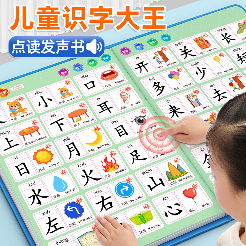 儿童识字大王3000字点读机认字