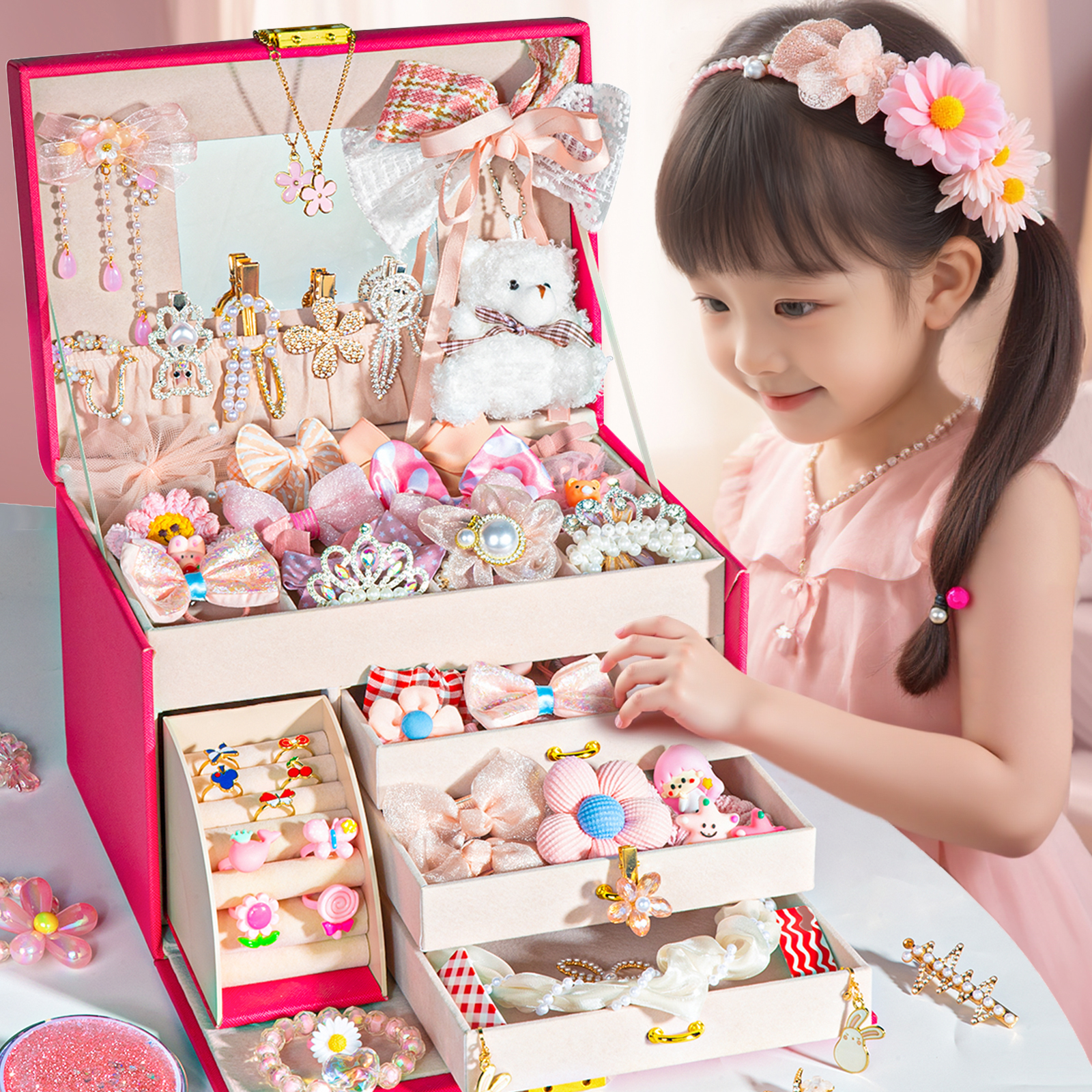 儿童发饰礼盒女孩生日礼物优选