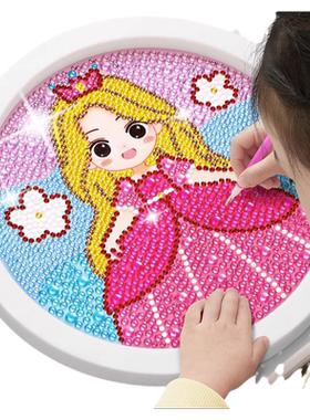 新款儿童手工贴画女孩玩具