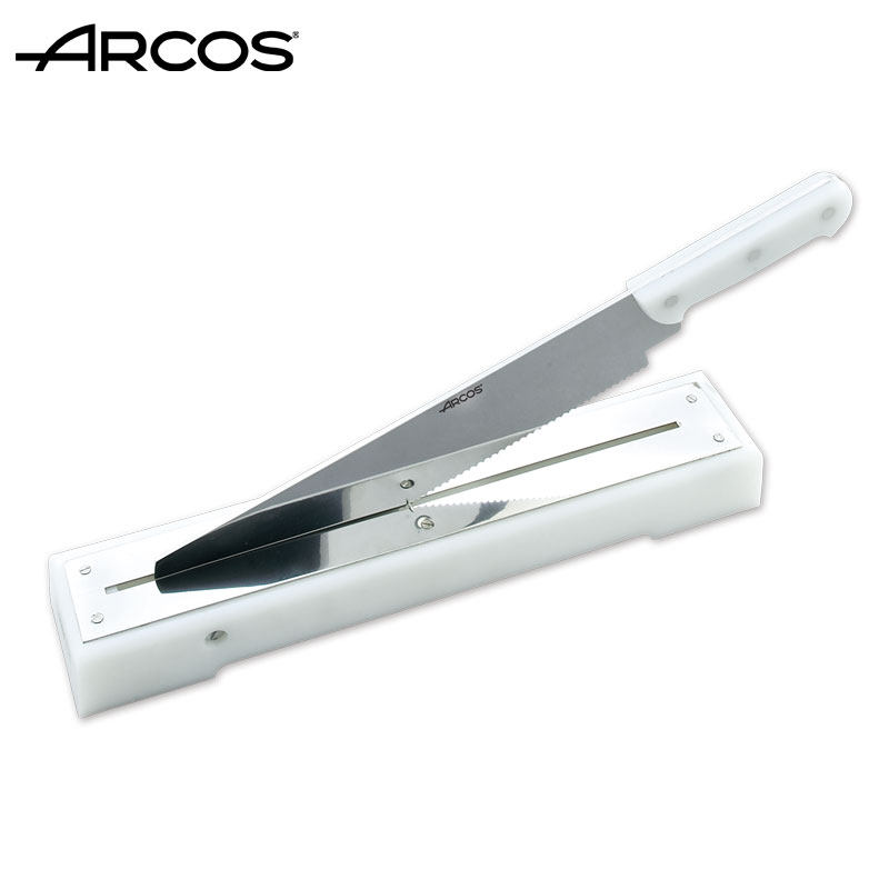 ARCOS西班牙原装进口锯齿不锈钢面包刀铡刀切片刀