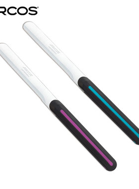 新品ARCOS西班牙原装进口圆头锯齿小抹刀果酱刀抹刀