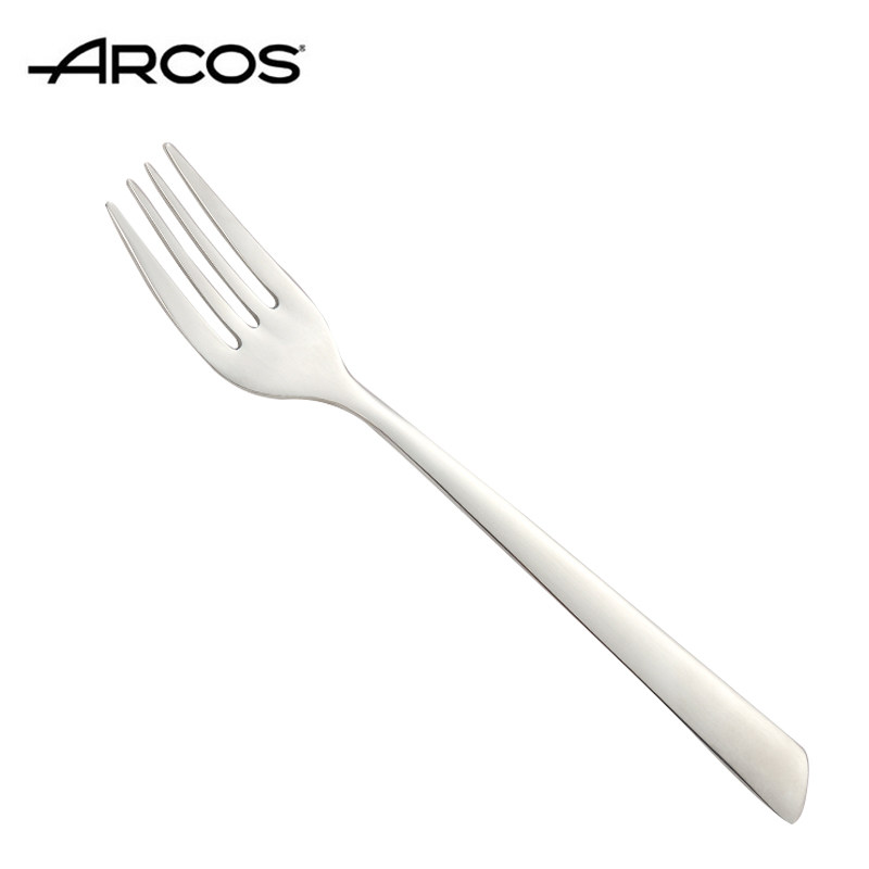 ARCOS 原装进口甜品叉高端不锈钢水果叉创意奶酪蛋糕叉轻奢月饼叉