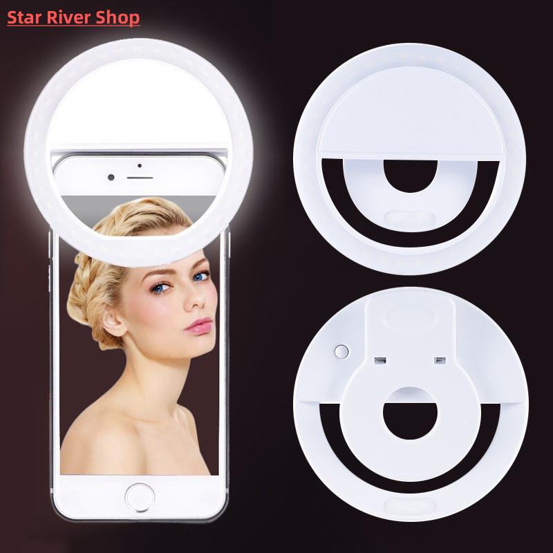 Rechargeable Mini Mobile Phone LED Selfie Light Anchor Beaut