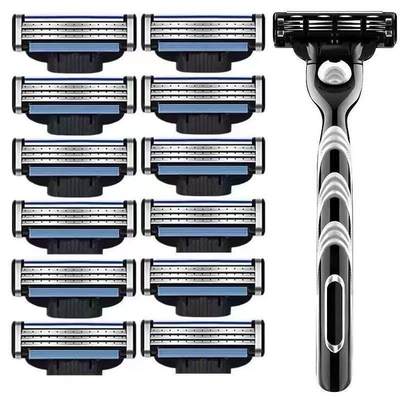 Manual razor razor mens shaving head five layer blade刮