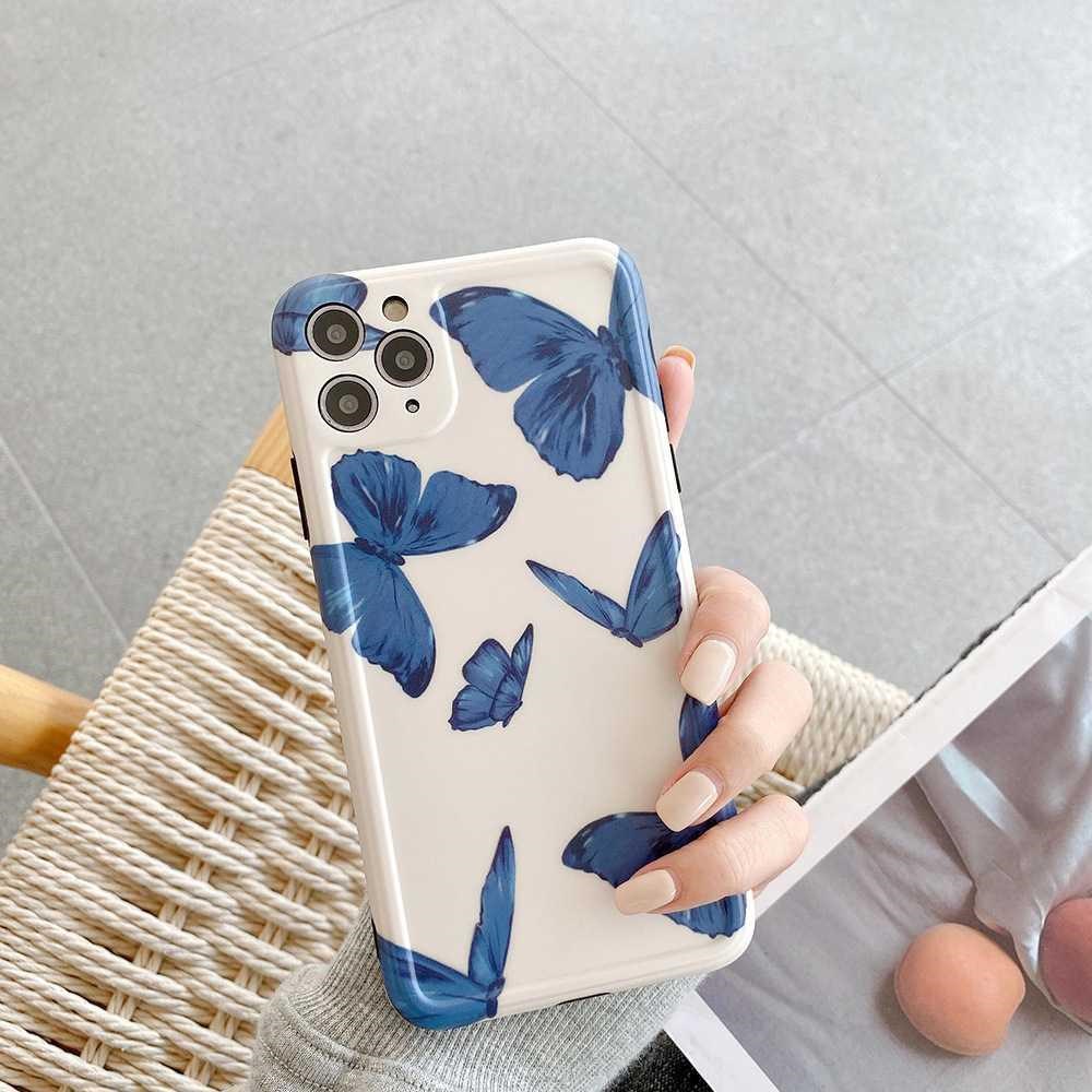 网红blue butterfly case iphone11pro XR XS MAX7 8PLUS cover12在类目 3C数码配件, 手机配件, 手机保护套/壳中 - 来自Buy2taobao.com提供专业的淘宝代购服务