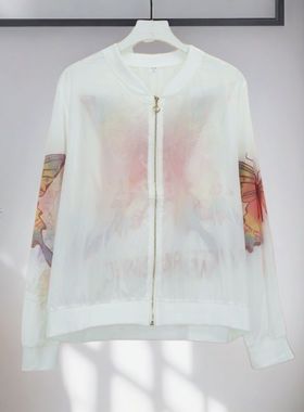 2025春秋新开女纯色短外套宽松遮肉显瘦气质百搭上衣21950