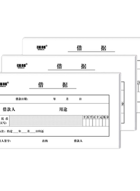 强林178*96mm个人预支财务凭证
