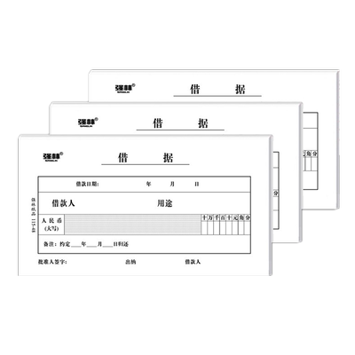 强林178*96mm个人预支财务凭证