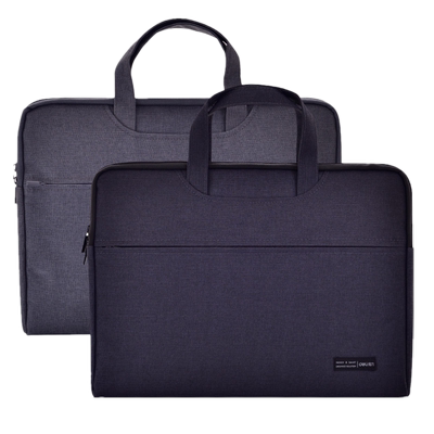 得力便携式公文包电脑包5590双拉链手提男士商务电脑旅行包公文包手提电脑包适用15寸以下笔记本电脑PAD等