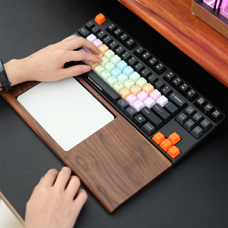 妙控板底座配机械键盘增高护腕托