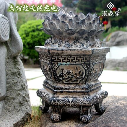 太阳能无线蓝牙音箱户外防水草坪莲花盆景花园庭院园林别墅音响