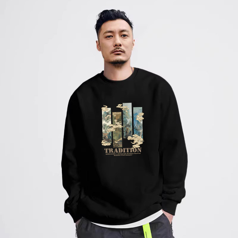 国潮卫衣男2026新款加绒加厚长袖上衣秋冬宽松潮牌百搭情侣装外套,男装,卫衣,淘宝优惠券,粉丝福利购,淘宝优惠卷