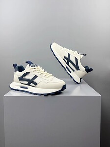 男子夏季透气2025新款飞编织网爸爸鞋厚底增高跑步运动鞋休闲运动