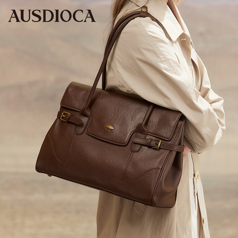 真皮托特包女2026新款时尚大容量单肩大包通勤女包休闲女士手提包,箱包皮具/热销女包/男包,托特包,淘宝优惠券,粉丝福利购,淘宝优惠卷