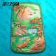 玉雕图精雕图梯形山水浮雕图灰度图bmp