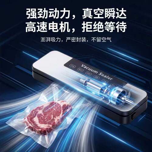 定制俄文欧规真空包装机全自动真空封口机厨房小型大吸力真空机