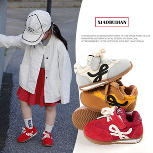 宝宝鞋子冬季软底女宝学步鞋加绒婴儿棉鞋儿童机能鞋男小童运动鞋