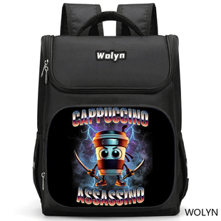 网红爆款2025新款木棍人书包小学生一二三四五年级男童轻便双肩包