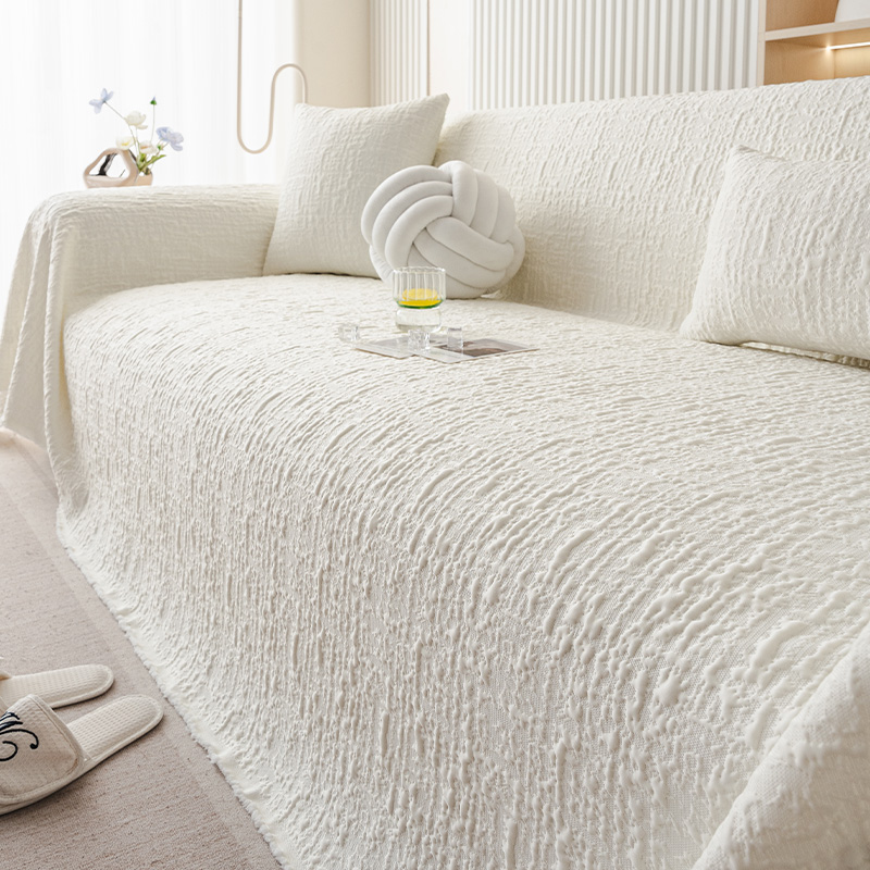夏季凉感冰丝沙发盖布2025新款防滑一整张沙发巾夏天沙发凉席垫子