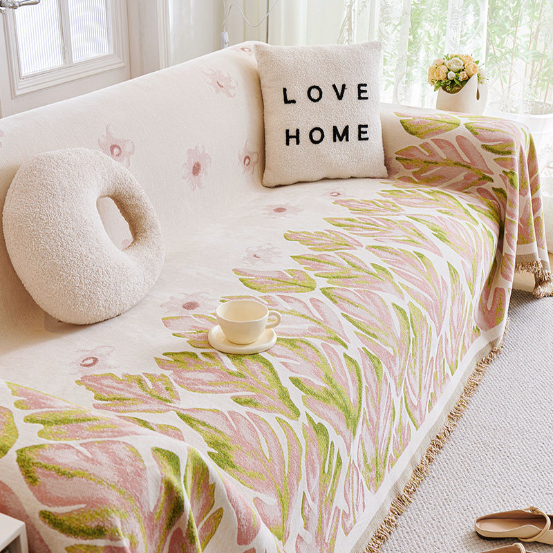 雪尼尔沙发巾四季通用小清新沙发盖布一整张全包沙发套罩2026新款,居家布艺,沙发套,淘宝优惠券,粉丝福利购,淘宝优惠卷