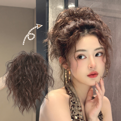 misssecret拉美卷辣妹丸子头假发