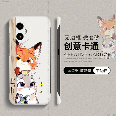 适用荣耀400手机壳200荣耀100pro疯狂动物城90套80尼克300朱迪honor70无边框se防摔por创意50硬壳60新款gt