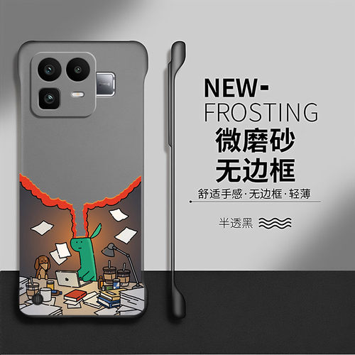小恐龙适用realme真我neo8手机壳gt8套neo7turbo可爱卡通gt7pro硬壳neo6se防摔gt5创意por无边框neo3/2透明潮