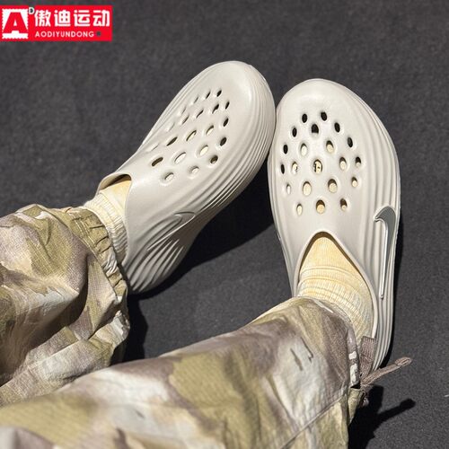 耐克拖鞋男子休闲洞洞鞋透气