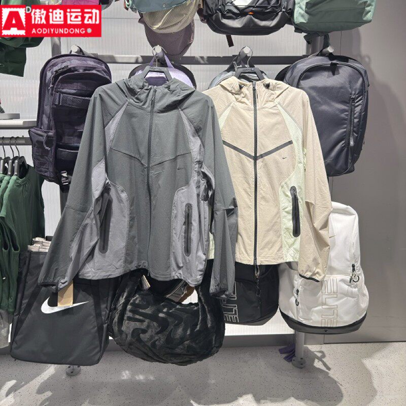 耐克外套男装2026春款Windrunner速干梭织连帽夹克IU7497-060-236