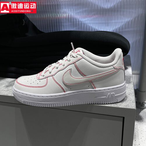 耐克大童鞋2026春Air Force 1 LV8空军一号运动小白鞋IB5688-100