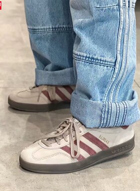 Adidas阿迪达斯三叶草男女鞋2025冬新款GAZELLE休闲德训鞋 JQ8387