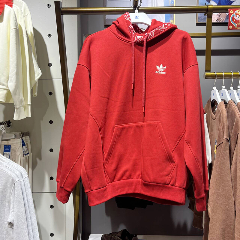 阿迪达斯运动休闲卫衣套头衫