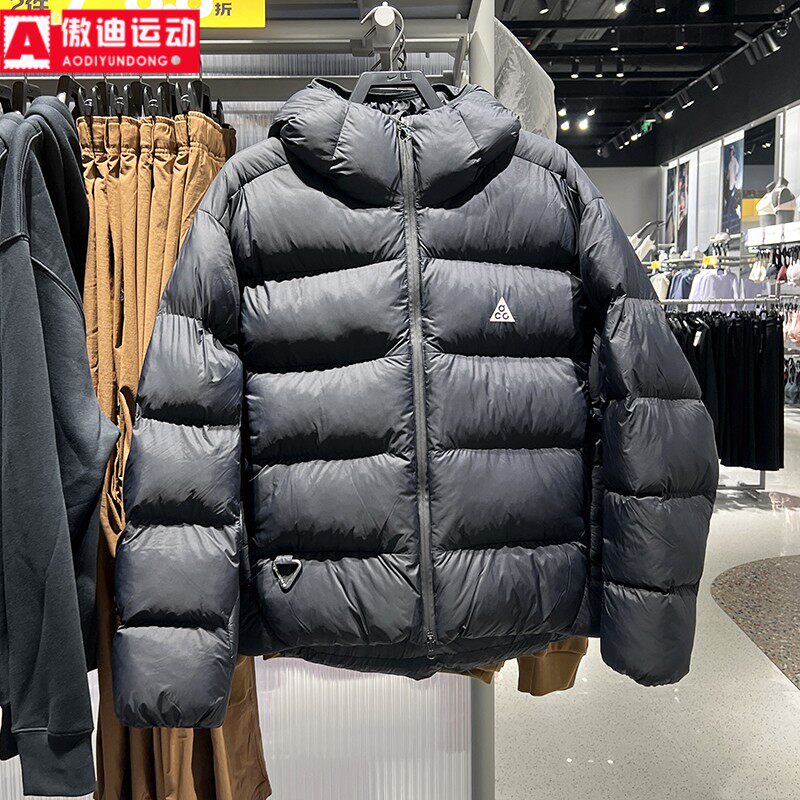 耐克男装2025冬ACG梭织户外防风拒水宽松连帽休闲夹克 FV8911-010