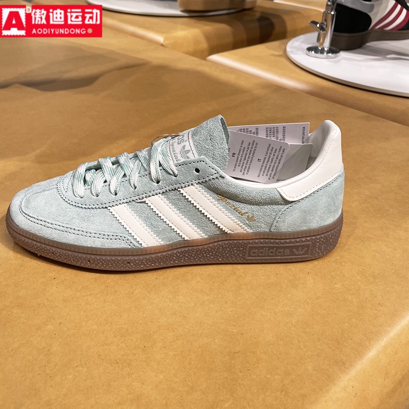 阿迪达斯三叶草男女2025秋情侣款低帮运动休闲德训T头板鞋 KJ6302