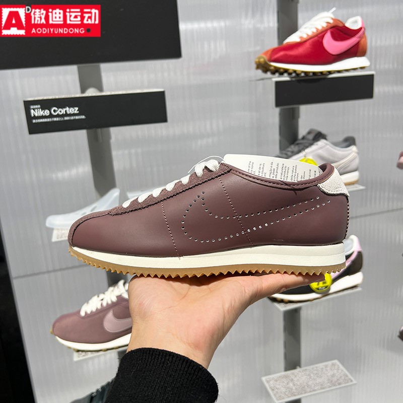 耐克NIKE女鞋2026夏季新款Cortez复古低帮休闲鞋阿甘鞋HQ1841-500