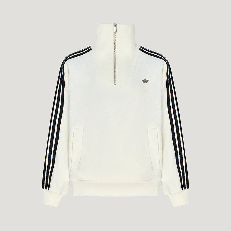 Adidas 阿迪达斯三叶草女子2026新款宽松休闲高领卫衣LH9660 9661