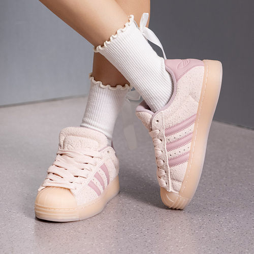 Adidas三叶草女鞋2026冬款SUPERSTAR经典贝壳头运动鞋KJ4687 4688