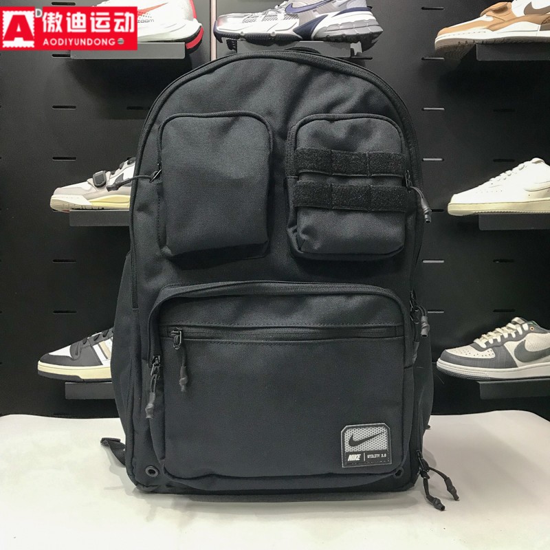 Nike耐克男女包2025春季户外登山运动休闲双肩包电脑包FN4120-010