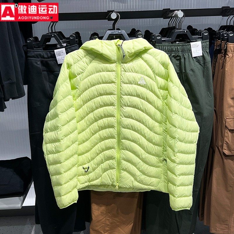 Nike耐克棉服男2026春季户外ACG超薄保暖连帽夹克外套 HJ3736-736