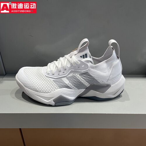 阿迪达斯男鞋2026夏季新款超缓震回弹网面透汽训练鞋运动鞋KK3837
